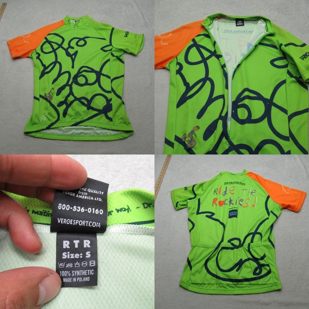 Ride The Rockies Cycling Jersey Mens? Small Verge Sport‎ Green Poland Colorado